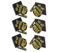 Garneck 6 Pièces Épingles Émail Chapeau de Diplôme Class Of Accessoires Élégants pour Étudiants Enseignants et Célébrations de