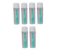 Garneck 6 Pièces Kit Ventouses pour Lentilles de Contact avec Bouteille Outil Sûr pour Insérer et Retirer Lentilles Souples et Rigides Rangement Organisé et Hygiénique pour Usage Quotidien