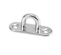 Garneck 6 pièces Lot de Crochets Acier Inoxydable Forme U pour Suspension Plafond Plaque Œillet Oblongue Résistante Corrosion Montage Facile pour Bateaux Sacs et Accessoires Maison