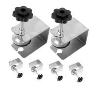 Garneck 6 pièces Pinces C Robustes Acier Inoxydable pour Fixation de Façade Tiroir Lot de Serrage Sécurisé pour Installation de Panneaux de Meuble et Travail Du