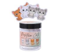 Garneck 60 Cartes D'affirmations Positives pour Femmes Citations Inspirantes Chats, Coffret Métal Portable, Présent pour Soutien Émotionnel, Développement Personnel et Décor Intérieur