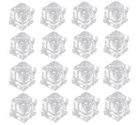 Garneck 60 pièces Faux Glaçons Acryliques Réutilisables Transparente Décoration Vase Photographie Mariage
