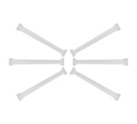 Garneck 6pcs Mini Colonnes Romaines Blanches en Plastique Décoratives pour Maison et Mariage, Pilier Multifonction Unique Style Romain pour Accessoires Photo