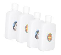 Garneck 6pièces Bouteilles Refillables pour Eau Bénite avec Couvercle à Vis Fournitures De Pâques pour Église