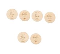 Garneck 6pièces Cartes De Croissance Pour Bois De Cartes Créatives Pour Célébrer Les Moments Importants De Votre Né