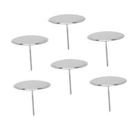 Garneck 6pièces Outils De Décoration De Gâteaux De Piques à Fleurs Acier Inoxydable pour Accessoires Pratiques pour Et Gâteaux pour Débutants Et Amateurs De Pâtisserie