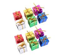 Garneck 72pièces Coffrets Miniatures De Décoration De Noël Colorées pour Sapin Et Décorations Festives Intérieures Et Extérieures