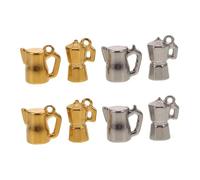 Garneck 8 Pièces Stainless Steel DIY Jewelry Charms Set Water Jug Trophy Pendant Accessories Lightweight And Elegant For Necklace Bracelet Earring Making