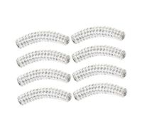 Garneck 8pièces Clips Décoratifs pour Lacets Breloques Strass Clips Détachables pour Personnaliser Vos Lacets de Baskets