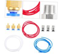 Garneck 9 pièces Kit Imprimante Accessoires Ptfe Tube avec Raccords Pneumatiques Cuivre à Usure et Compatible Universellement