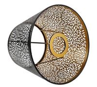 Garneck Abat-jour en Métal Noir Moderne et Élégant pour Lampe de Bureau E27, Création D'une Atmosphère Chaleureuse, pour Couloir ou Bibliothèque