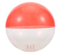 Garneck Abat-jour Sphérique Verre pour Ampoule Remplacement Facile pour Lampe de Table Suspension et Applique Murale Design Dégradé Semi-rouge Compatible avec Globe Verre