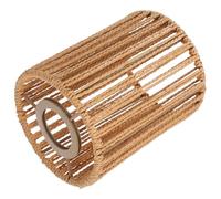 Garneck Abat-Jour Suspendu en Corde de Papier Tissée Diamètre 4 CM Compatible E14 et E27 Style Rustique pour Plafonnier Suspendre Cache-Lampe Léger et Solide