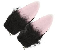 Garneck Accessoires Lapin Cosplay Oreilles Peluche Pince Cheveux Oreilles Lapin Costume Lapine Headdress pour Fête Carnaval et Déguisement