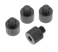 Garneck Adaptateur de Vis de Trépied 1/4 Femelle à 3/8 Mâle Lot de 4 Vis Acier Inoxydable Compatible Support Micro et Caméra Usage Studio et Vidéo Professionnel