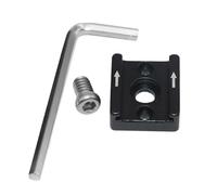 Garneck Adaptateur Résistant Porte-Accessoires Alliage Griffe D'aluminium en Noir à l'usure et Sécurisé Support de Flash Lot de 2 Set pour Caméra Usage Professionnel