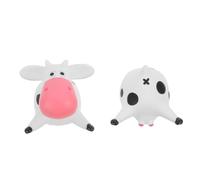 Garneck Aimant Frigo Décoratif Vache Cartoon Multifonction Magnet Réfrigérateur pour Cuisine et Bureau Tête et Queue Protection Anti-Rayures