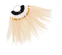 Garneck Anneaux D'échantillons de Coloration Capillaire Pratique de Teinture et Coiffure Créative en Cheveux Blancs Ensemble 1 Set pour Salon Adapté à L'entraînement