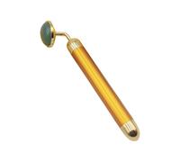 Garneck Appareil de Massage Portable en Aventurine et Alliage de Zinc Visage, Bâton de Massage Or pour Affiner et Raffermir la Peau du Visage Couleur Aléatoire