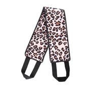 Garneck Applicateur de Lotion Autobronzante Dos, Bande Applicatrice en Velours Imprimé Léopard, Matériau Sûr, Usage Corps, Compatible Lotions, Huiles Bronzantes, Autobronzant Corps, Soin