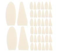 Garneck Applicateurs à Embout Éponge pour Dessin 200pcs, Gomme Fine en Éponge Blanche, Correction Rapide et Précision, Outils de Dessin pour Artistes et Studios