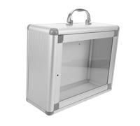Garneck Armoire Murale Verrouillable pour Médicaments et Étanche Boîte de Rangement Urgence Polyvalente pour Banques et Bureaux Espace Gain de Place pour Premiers Soins et Objets Perdus