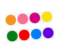 Garneck Autocollants Ronds Adhésifs Multicolores pour Sol Marqueurs de Position pour Classe Stickers pour Organisation Activités Scolaires Faciles à Appliquer et Repositionner Couleurs