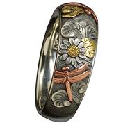 Garneck Bague Femme Libellule Vintage Bague Fleur Confortable pour Anneau Mode Durable Au Design Sculpté