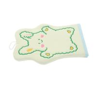 Garneck Bain Garçon Fille Forme Lapin Appliqué Crochet de Toilette Doux pour Garçon Fille Motif Dessin Animé
