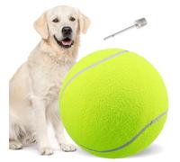 Garneck Balle De Tennis Géante 24 Cm Balle De Tennis De 9,5 Pouces pour Animaux De Compagnie Extérieure Usage Plein Air pour Chiens Et Animaux Domestiques