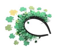 Garneck Bandeau Saint-Patrick Bandeau Pour Femme Nœuds Pour Cheveux De Saint-Valentin Pour Femme Costume De -Patrick Accessoires Pour Cheveux Mardi Gras Costume Flash