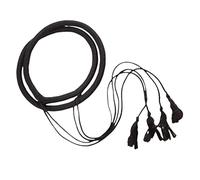 Garneck Bandeau Tressé Garçon Fille Noir avec Pompon Accessoire Turban Arabe pour Costume Tête et Confortable pour Fêtes à Thème Moyen Orient