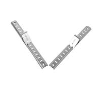 Garneck Barre Support Étagère Réfrigérateur Inox 20 Cm Qualité Acier Inoxydable Fixation Robuste Compatible Congélateur et Armoire Réfrigérée Lot de 2 Pièces Usage Rangement