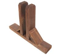 Garneck Base de Séparation en Bois, Écran à Base en Bois, Marron, Design Détachable, Support Stable, Facile à Ranger, Style Simple et Élégant, pour Paravent et Clôture