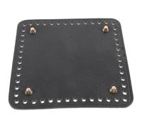 Garneck Base Fond de Sac à Main Cuir Pu pour Crochet Accessoire Solide pour Fabrication de Sacs DIY Coussin Support avec Pré-percés pour Maintien Forme