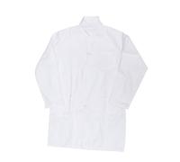 Garneck Blouse Garçon Fille Blanche Confortable pour Cosplay Médecin Blouse Chimie Unisexe Moyenne Facile à Enfiler Costume Scientifique pour et