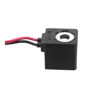 Garneck Bobine d'Électrovanne à Double Fil Cc 24 V 3 W Bobine de Solénoïde Hydraulique pour Benne et Remorque Élévatrice Compatible Commande de Vanne d'Entrée d'Eau Usage Industriel et