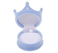 Garneck Boîte à Bijoux Forme de Couronne pour Bagues Petite Boîte de Rangement Multifonctionnelle pour Bijoux pour Mariage et Occasions Spéciales