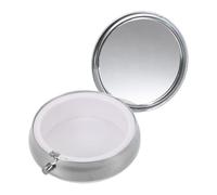 Garneck Boîte à Bijoux pour Chapelet Catholique Métal Organisateur Rond pour Perles de Prière Cadeau Souvenir pour Cérémonies Religieuses Rangement pour Collier de Communion