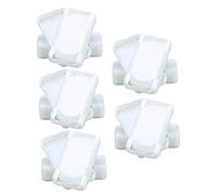 Garneck Boîte à Charbon Multifonction Blanche en PP pour Voiture et Espace Animaux, Absorbeur D'odeur, Désodorisant pour Garder L'air Frais