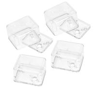 Garneck Boîte À Musique 4 Pièces avec Mécanisme À Remontoir Coffret De Rangement Transparent pour Jouets Musicaux Instrumentaux