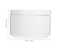 Garneck Boîte Bijoux Porcelaine Blanche Céramique Organisateur Bagues et Colliers Rangement Décoratif Portable pour Bijoux