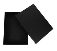 Garneck Boîte Cadeau Noire Rectangulaire Moyenne Carton Pour Emballage Et Rangement Coffret Polyvalent Pour Chemises Et Accessoires Boîte Vide Élégante Pour Fêtes Et Cadeaux