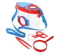 Garneck Boîte Observation Insecte avec Loupe Double pour Garçon Fille Kit Exploration Extérieur pour Observer et Élever Insectes Jeu Éducatif de Naturelle