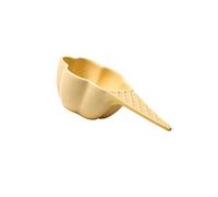 Garneck Bol à Dessert Céramique Jaune Multi Usage pour Fruits Salades Céréales et Glaces Bol Ménager Pratique et Facile à Nettoyer