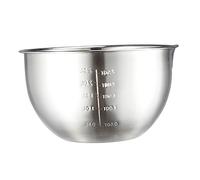 Garneck Bol à Mélanger Inox avec Échelle Graduée et Bec Verseur Saladier de Cuisine Polyvalent pour Battre Œufs Crème et Préparation Pâtisserie Usage Professionnel et Domestique
