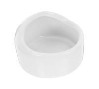 Garneck Bol Céramique Résistant Aux Morsures pour Hamster Et Petits Rongeurs Écuelle Blanche Compacte pour Alimentation Sèche Et Fraîche Adaptée Aux Cochons Hérissons Et Oiseaux
