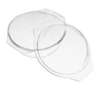 Garneck Bol en Verre Résistant à la Chaleur 07L avec Couvercle Multifonction en Verre Teinté Compatible Micro-Ondes et Four Mini Cocotte Ronde pour Cuisson et Conservation