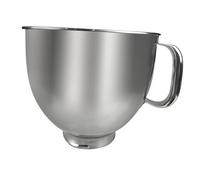 Garneck Bol Mélangeur Inox 5l pour Robot Pâtissier Compatible Bol de Remplacement avec Poignée Mixeur Ménager Résistant au Lave-vaisselle Accessoire Pâtisserie Pratique