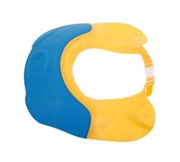 Garneck Bonnet De Bain Imperméable Pour Bébé Ajustable, Protection Shampooing En Silicone Doux, Visière Anti-eau Et Anti-oreilles, Bain Garçon Et Filles, Léger, Jaune Et Bleu,